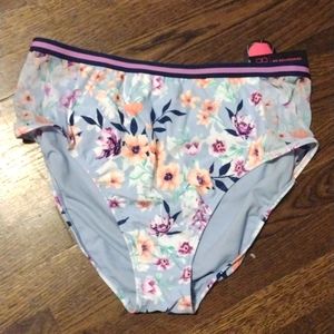 NWT NO BO high waist floral panties size XL